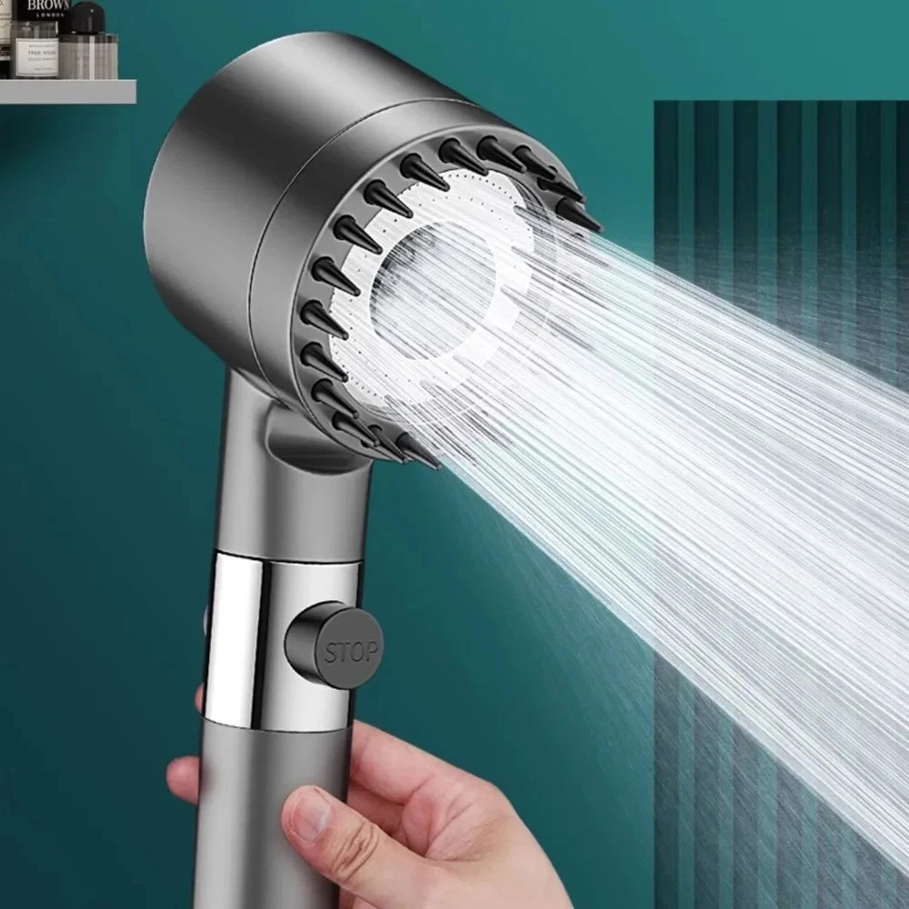 Ion Drops Filtered Showerhead with Hose - Handheld Shower Head for Enhanced Wate