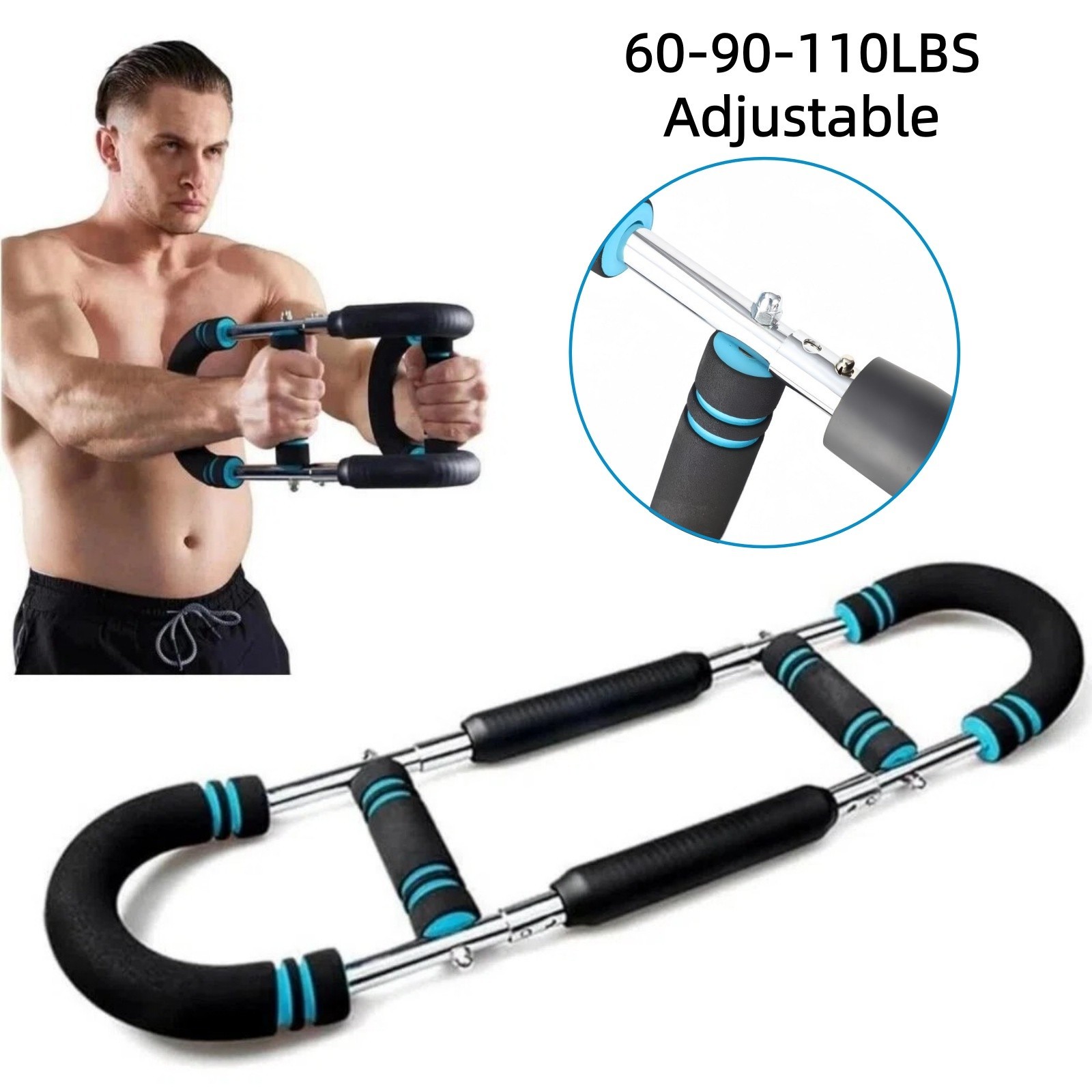Twister Arm Trainer U Shaped Upper Body Muscle Strengthen Exerciser Device Men