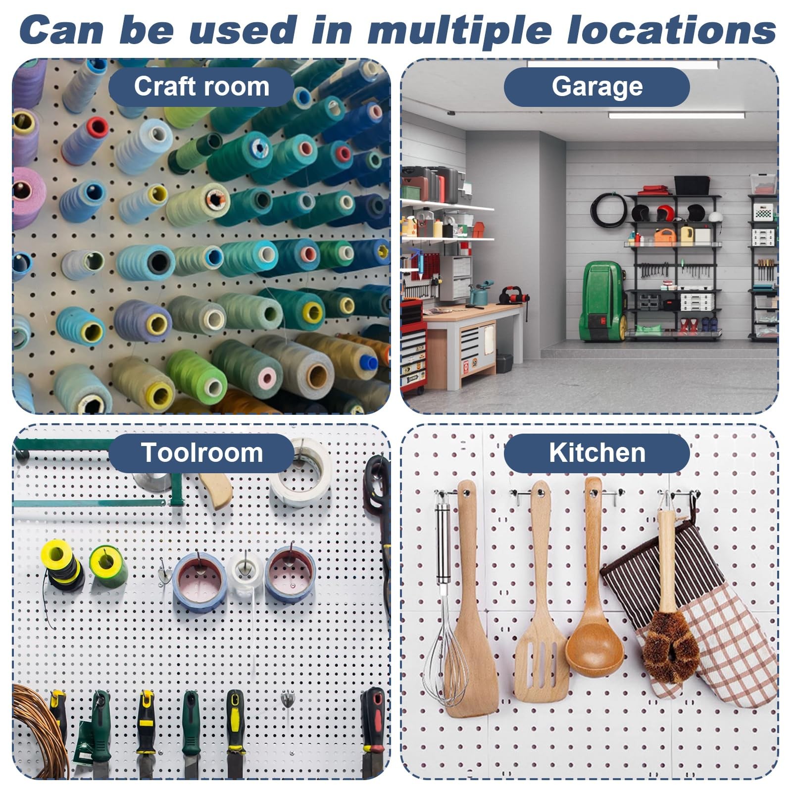 24 Pcs Peg Hook for Pegboards, 4 Inch Pegboards Hooks, Pegboardes Silver