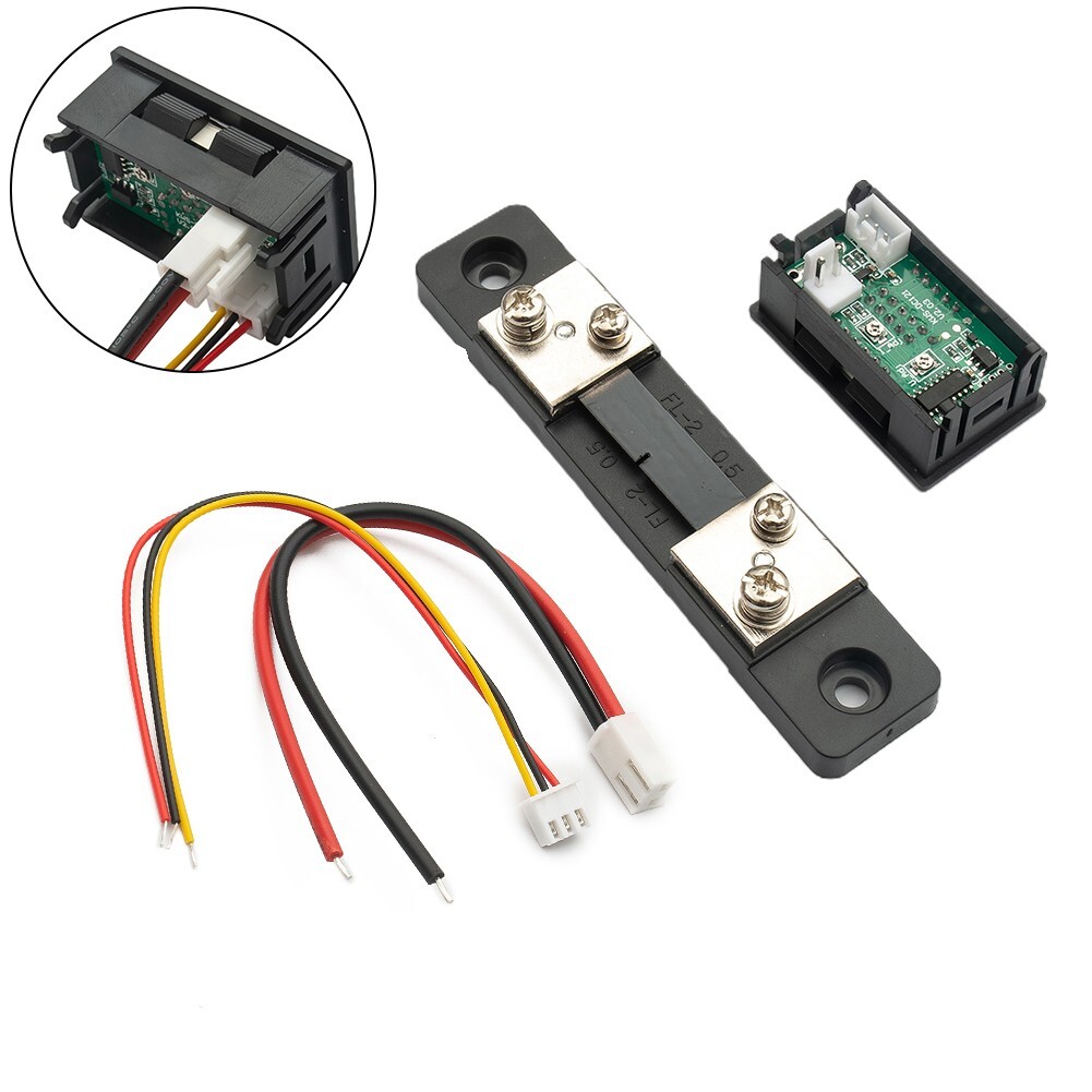 DC 100V Voltmeter,Ammeter,Volt Amp Meter Voltage Current Tester With Shunt
