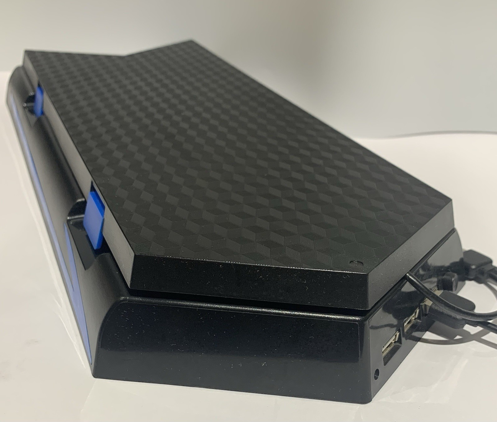 PS4 Vertical Stand Cooling Fan w/ Dual Controller Charging Dock & USB Hub