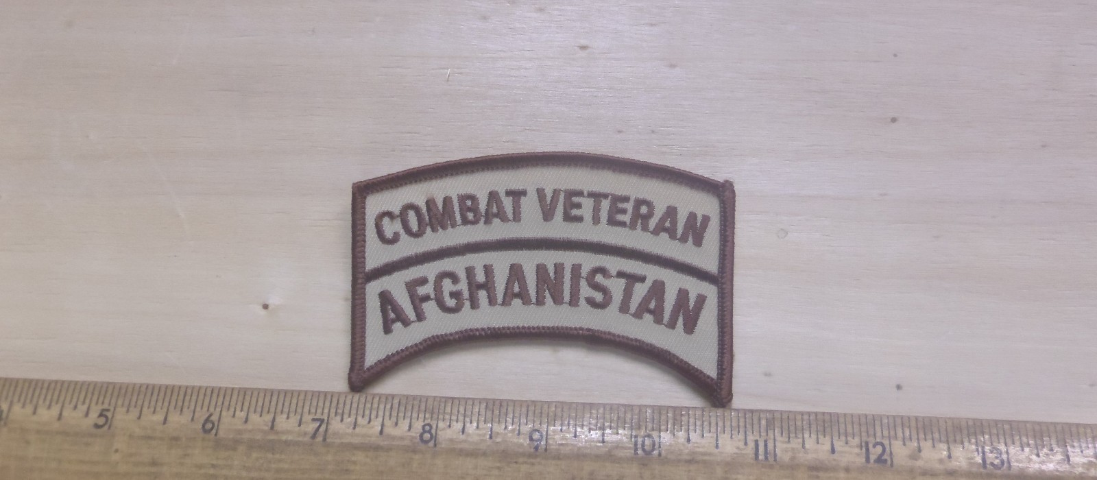 Combat Veteran - Afghanistan Embroidered Patch