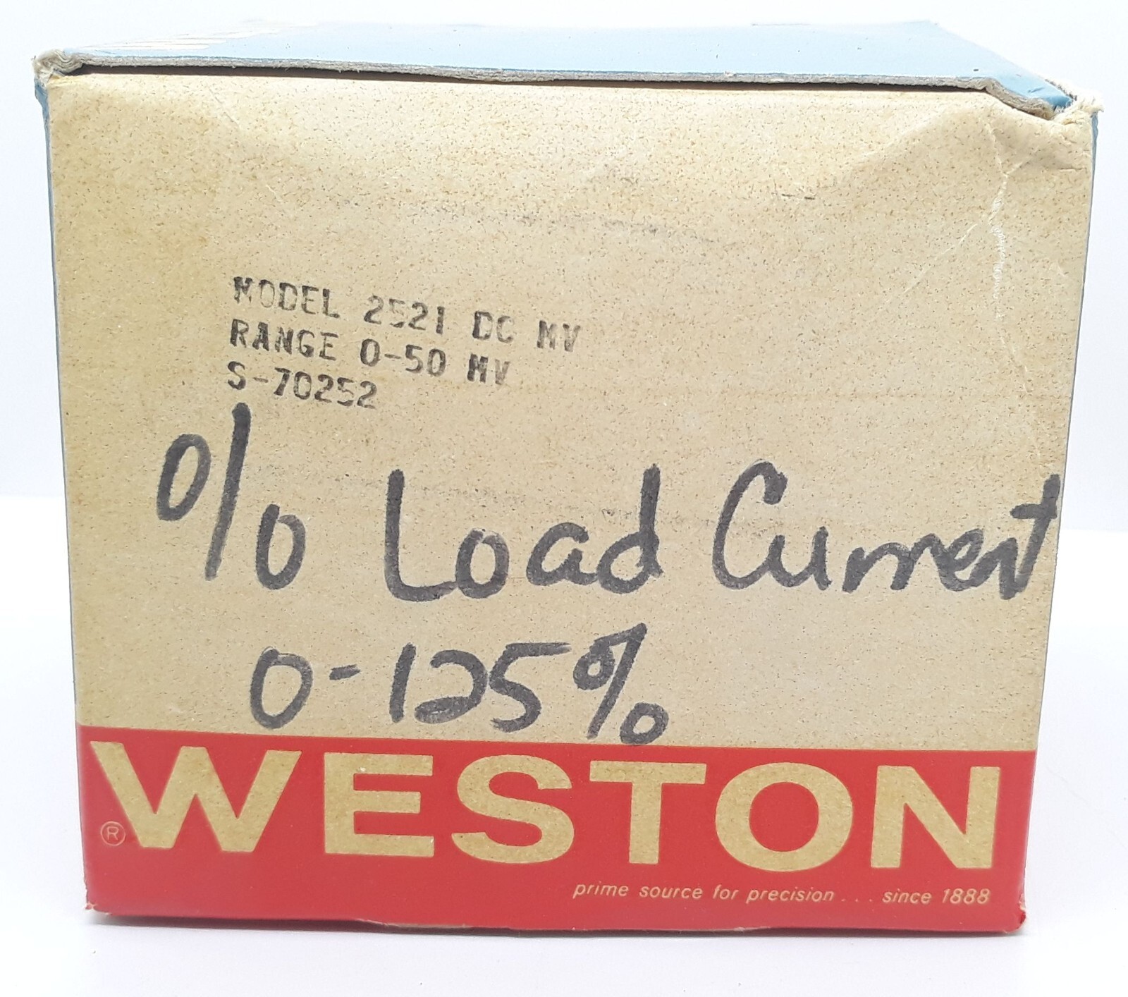 Weston 2521 Panel Meter DC KV Range 0-50KV