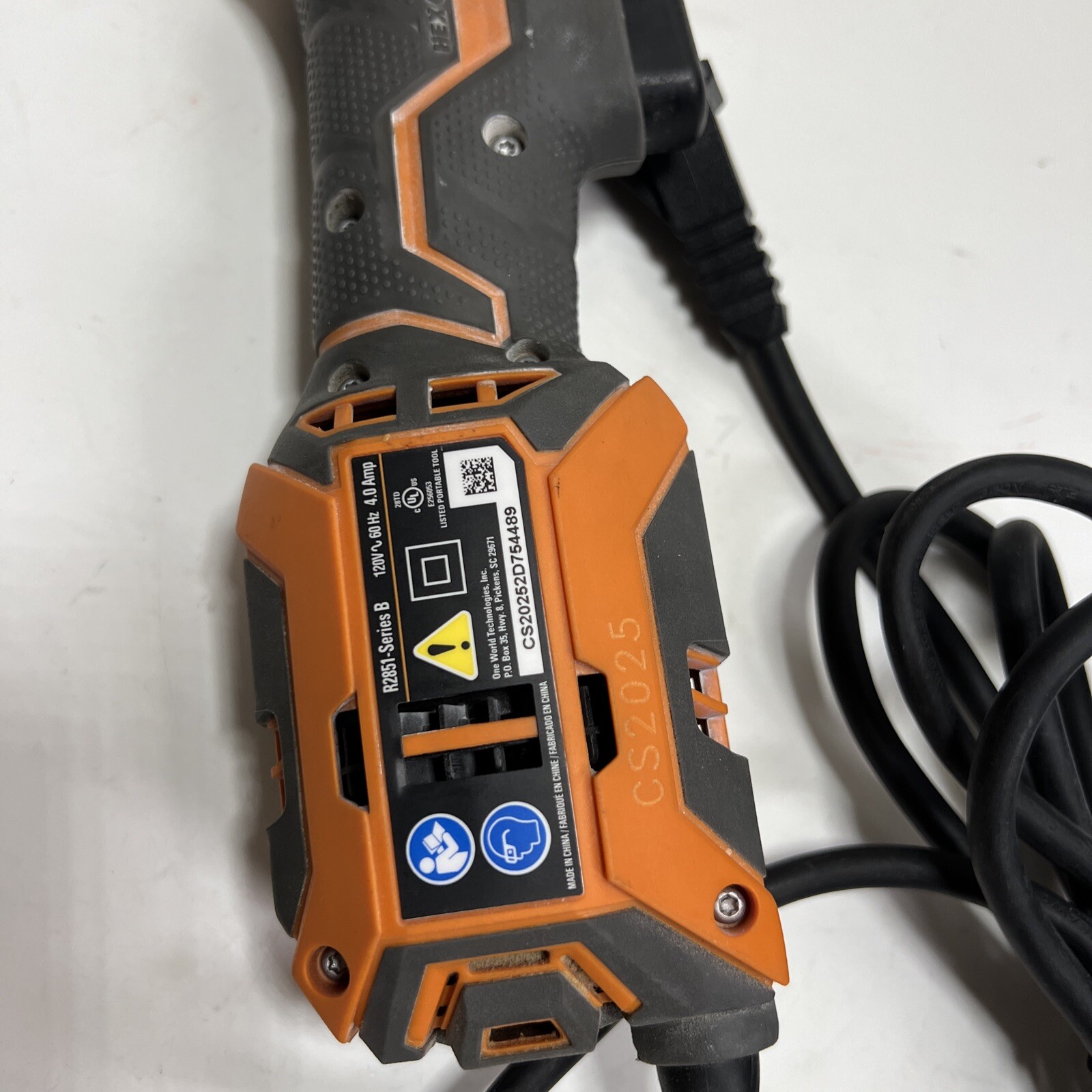 Ridgid R2851 Series B Corded Multi-Tool w/o Head
