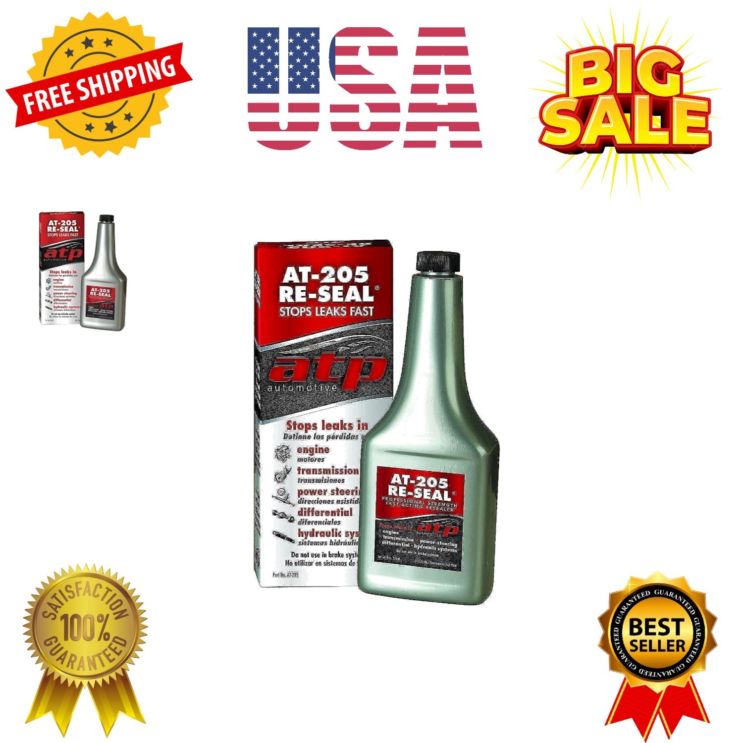 Re-Seal Stops Leaks, 8 Ounce Bottle