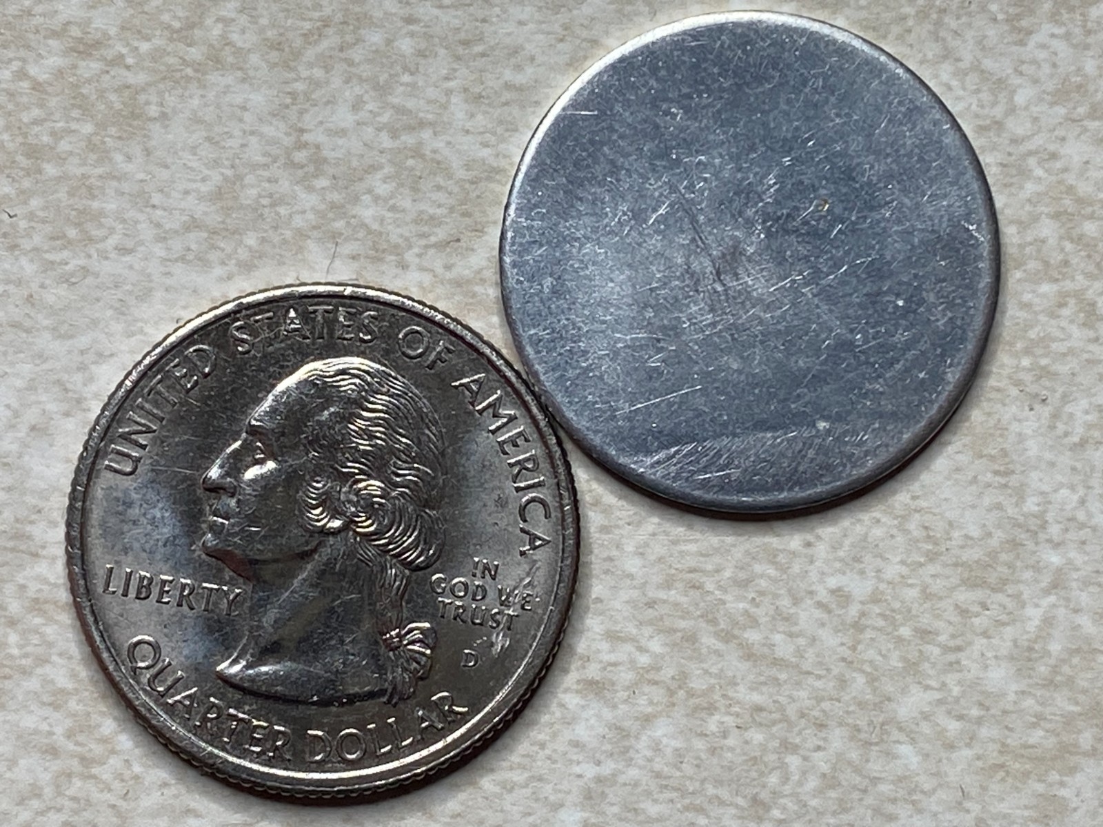 T9293 One Half Pint Cream, Unknown Anillo Restrike Arcade Token