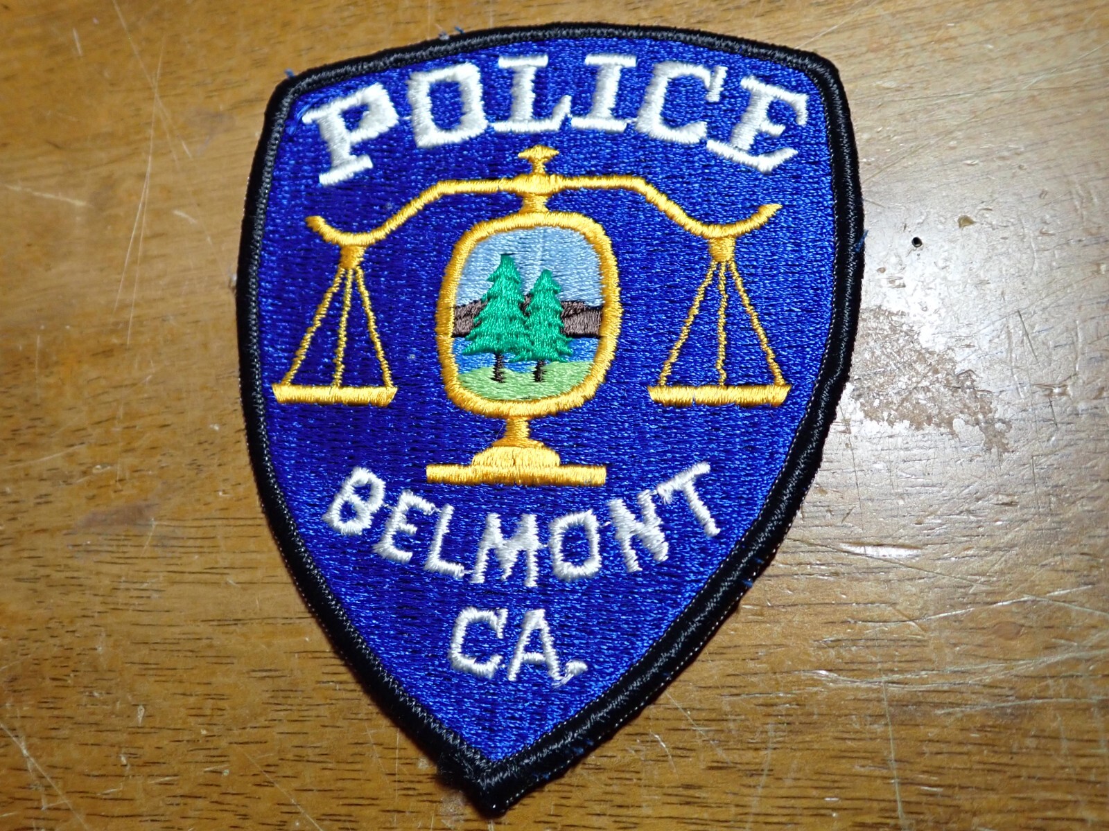 vintage BELMONT CALIFORNIA collectible obsolete  PATCH BX 10#34