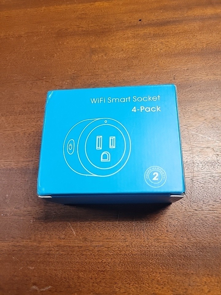 Smart Plug ESICOO - Alexa, Echo & Google Home - Only WiFi 2.4G (4-Pack) Open Box