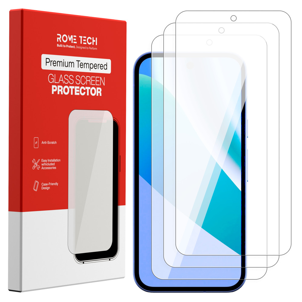 For Google Pixel 10A Tempered Glass Screen Protector (3 Per Pack)