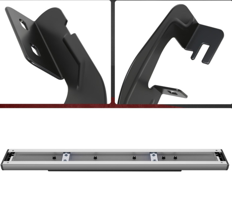 6.75" Wide Flat Running Boards for 2007-2018 Chevy Silverado GMC Sierra 1500
