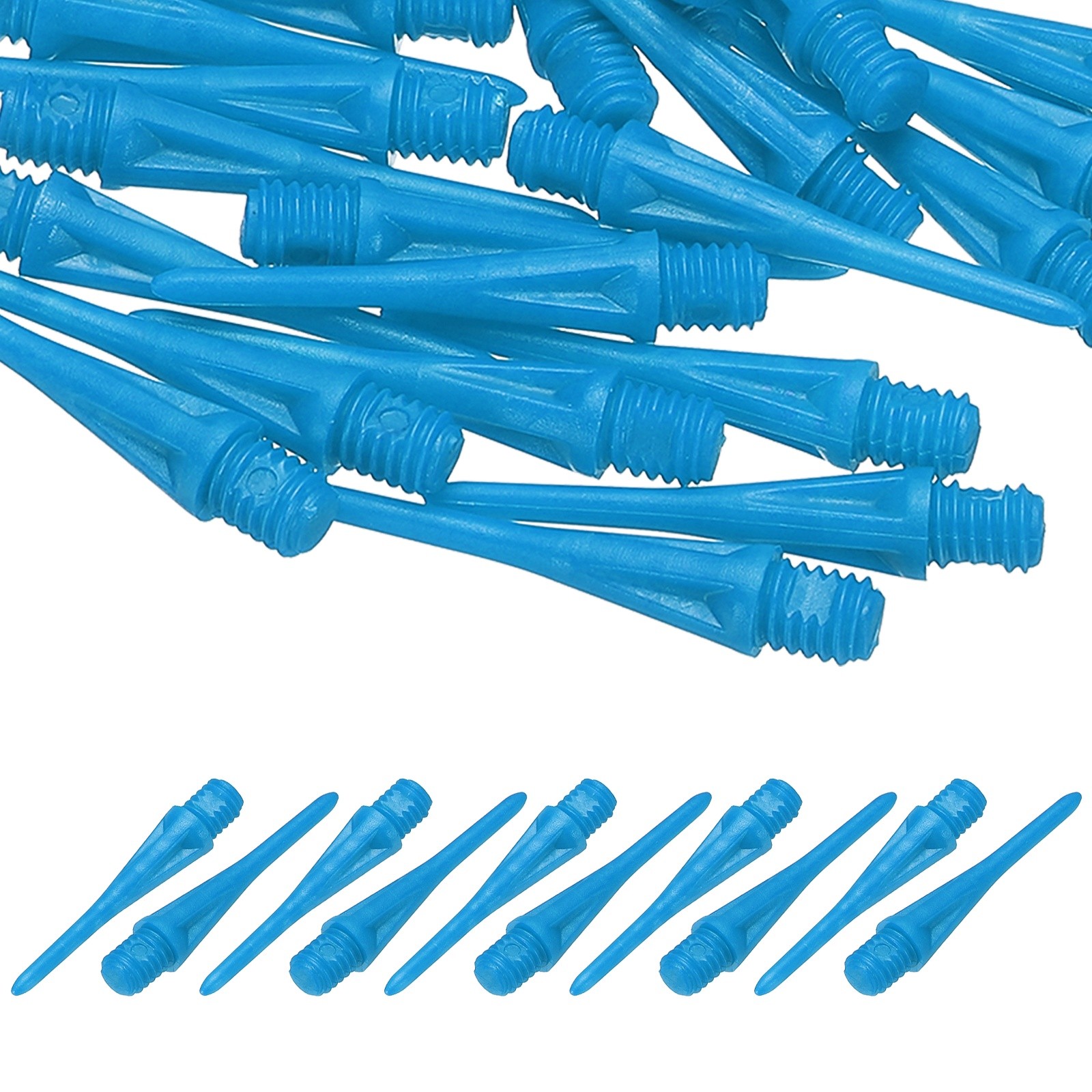 Dart 2BA 50 Accessories & Tips, Dart Thread Plastic Blue Pack Soft Tip