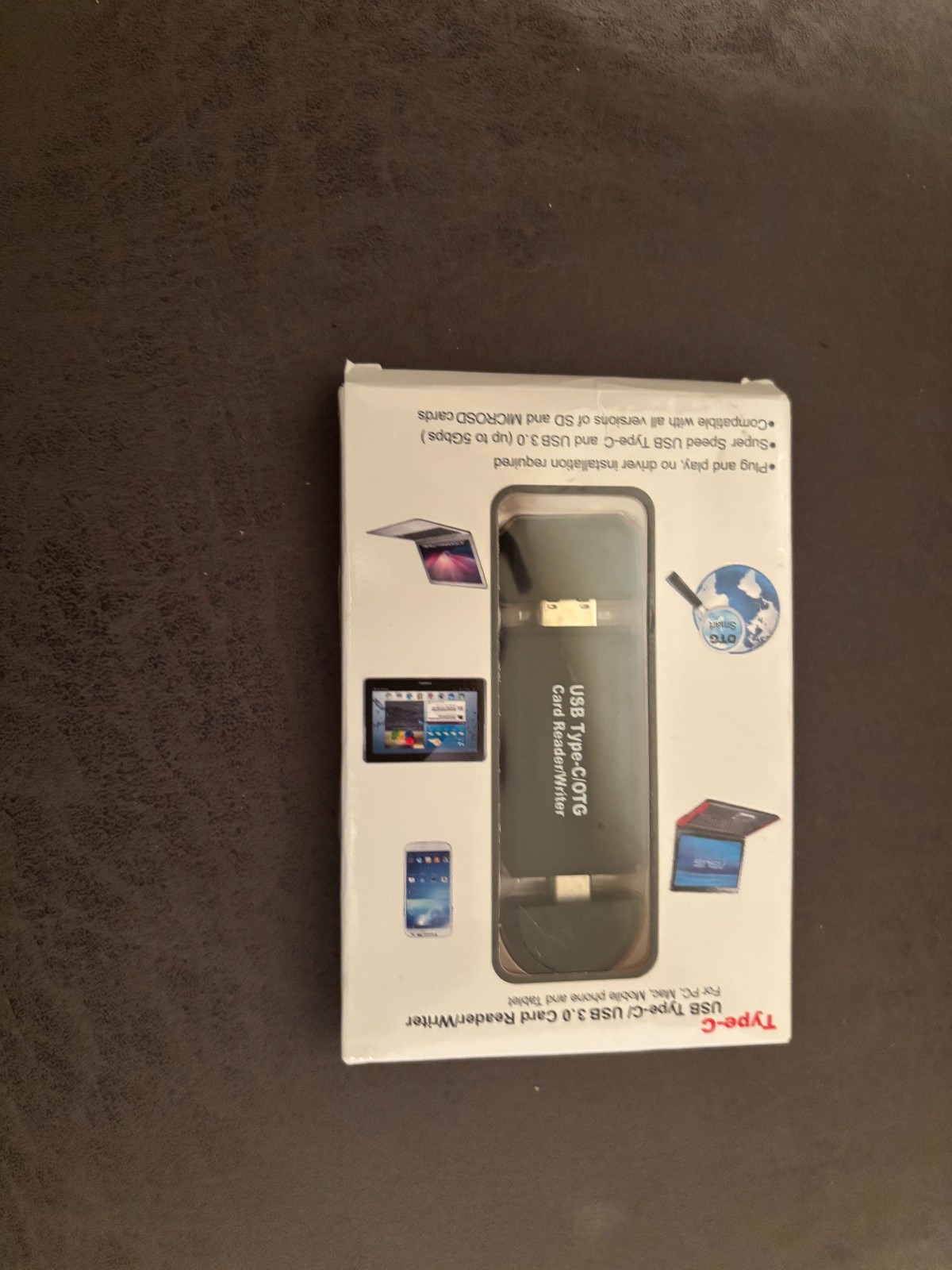 Portable SD Card Reader – USB External Memory Card Reader – Used, Compatible