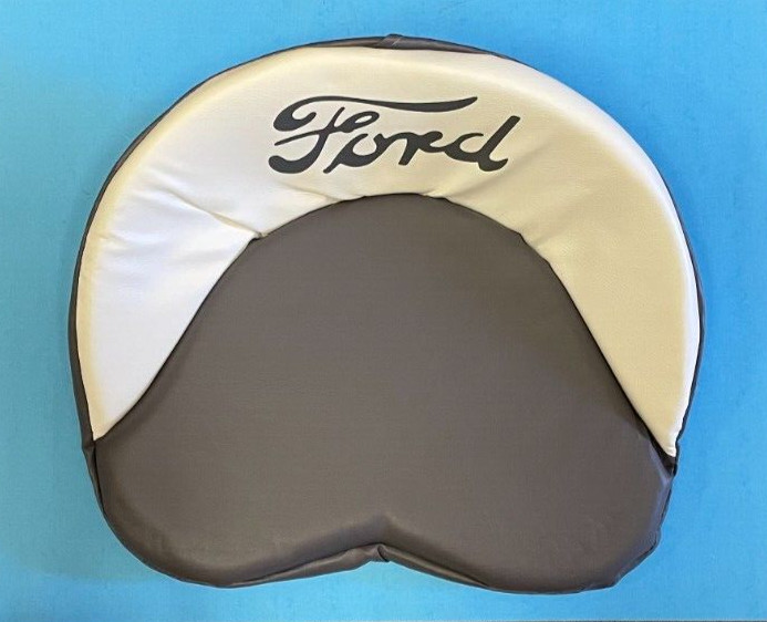 New Grey / White 19" Pan Style Seat Cushion For Ford 2N 8N 9N NAA 600 tractors