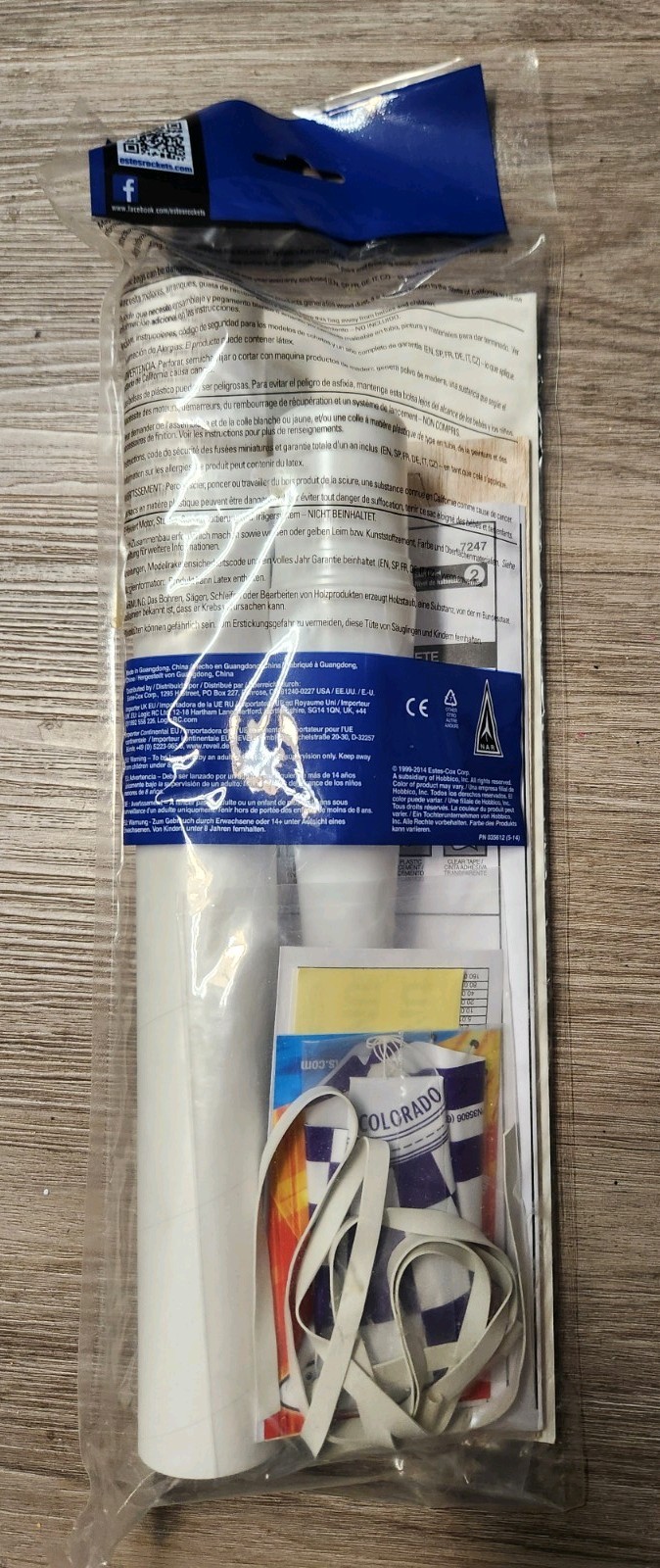 Estes Nike Smoke Model Rocket Kit #7247 OOP, New, Unopened