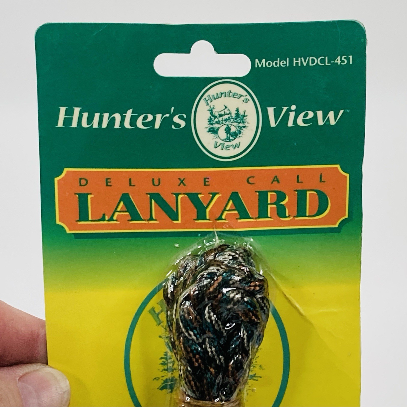 Hunter's View Deluxe Call Lanyard Single Loop Hand Braided Nylon HVDCL-451