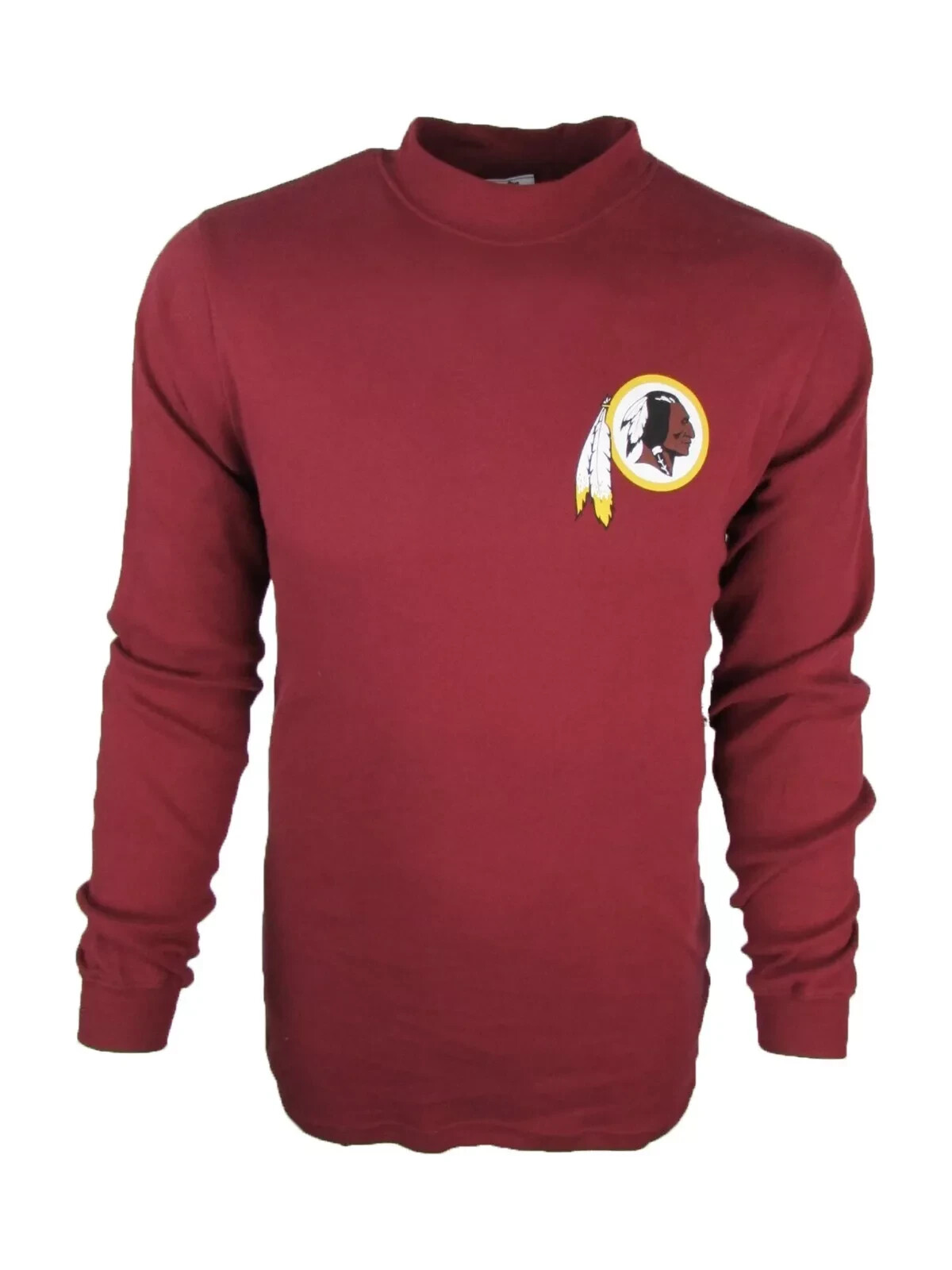 Washington Redskins NFL Team Apparel Men's Big & Tall Mock Long Sleeve Shirt