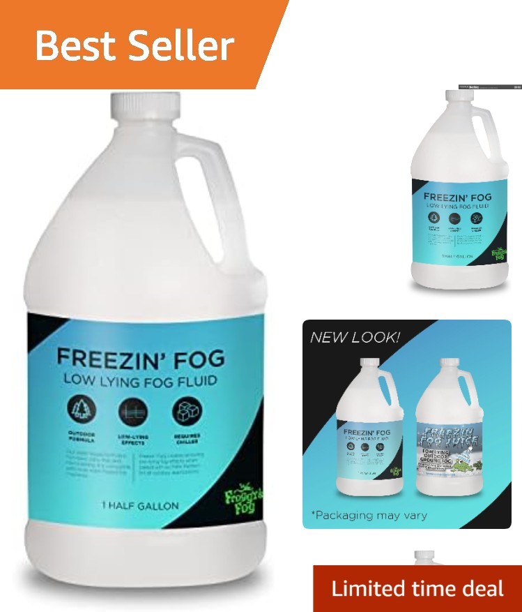 Half Gallon Freezin Fog: Create Dense Ground-Hugging Fog for Any Event