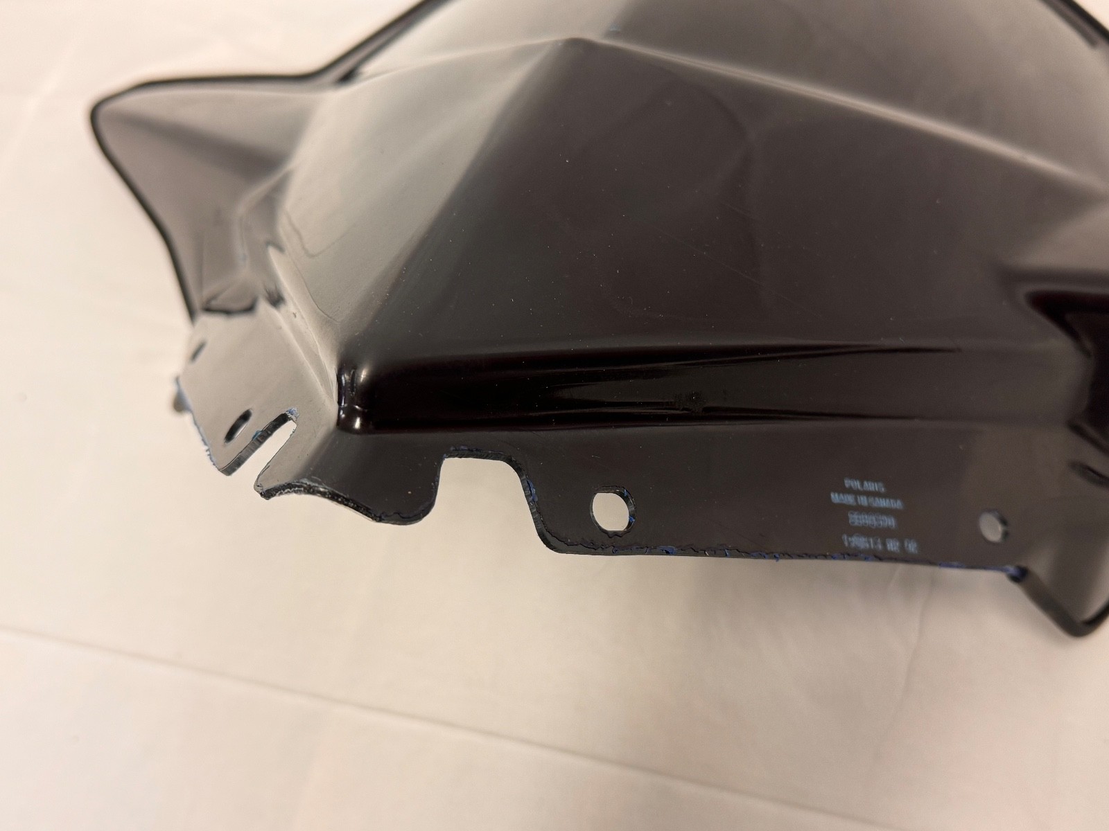 Polaris Flatland Mid Windshield - Dark Smoke - Black - 2880390 -