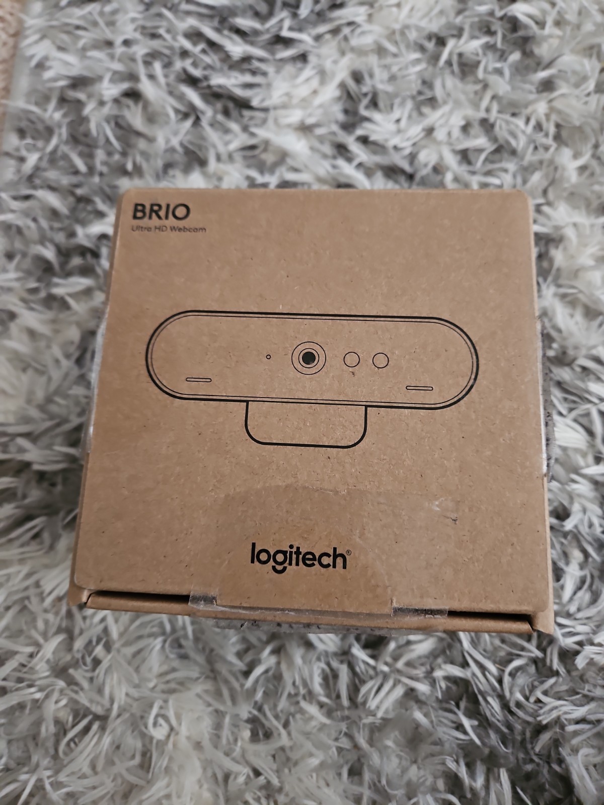 Logitech - Brio Ultra HD Webcam ONLY Without Accessories -  Black