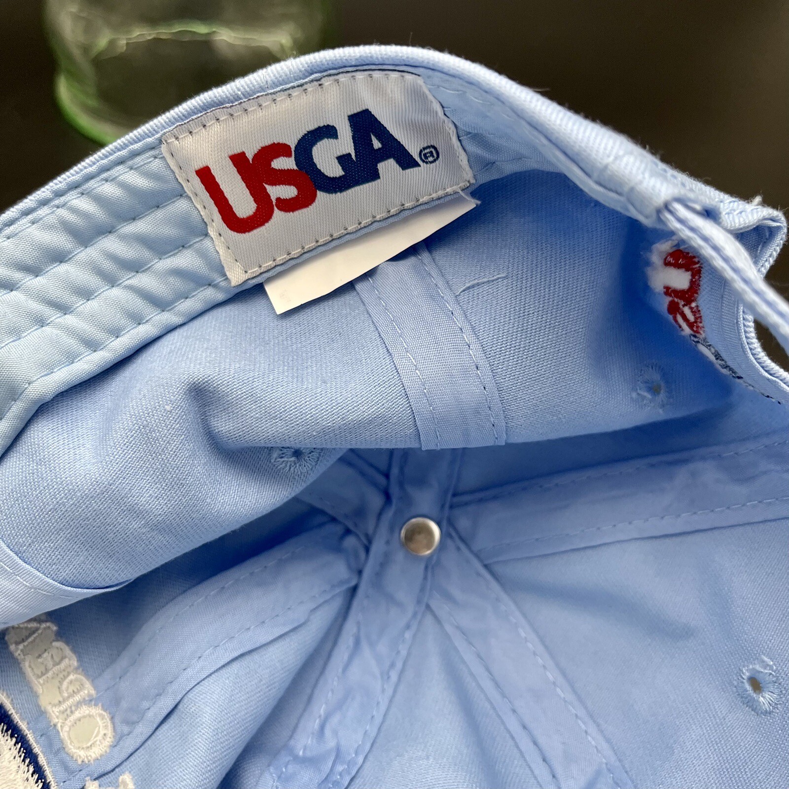 US Open Pebble Beach 2019 Golf Hat Cap USGA Member Light Blue Adjustable