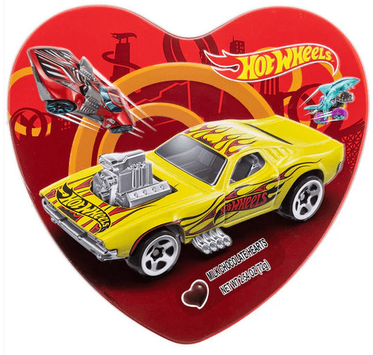 Hot Wheels -  3D Designs - Collectors Tin - 2.54 oz Milk Chocolate