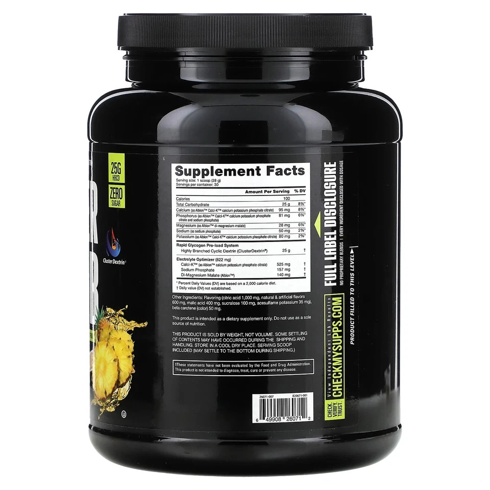 Super Carb, Pineapple, 1.9 lb (840 g)
