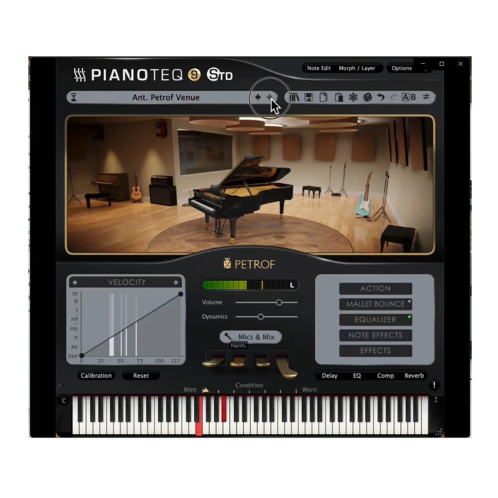 Pianoteq PETROF Grand Piano Collection Virtual Instrument Pack