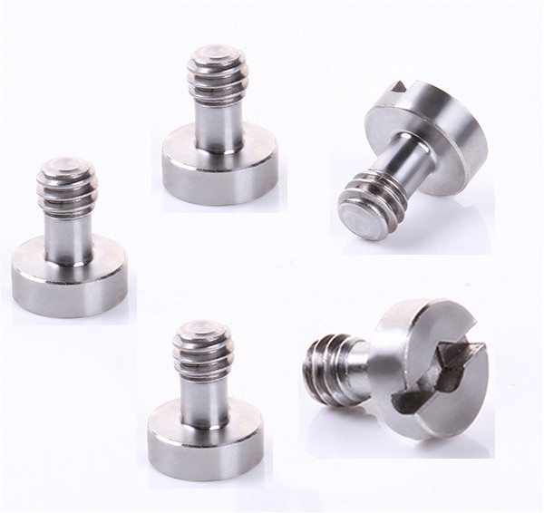 5x Flat Hex Socket Head Stainless 1/4" Screw f Camera Tripod Quick Release Plate