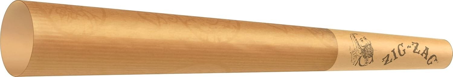 ZIG-ZAG Pre Rolled Cones Unbleached 1 1/4 Size (24-Pack) 6 Cones Per Pack