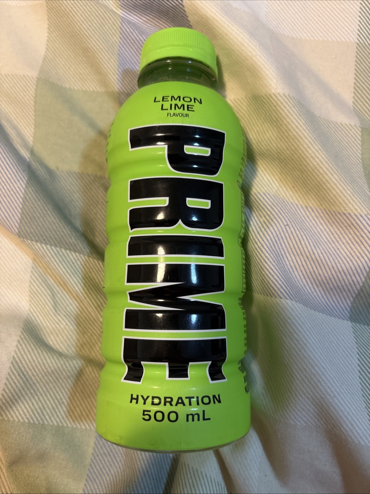 Signed Logan Paul Prime Lemon Lime Bottle WWE KSI Photo Proof