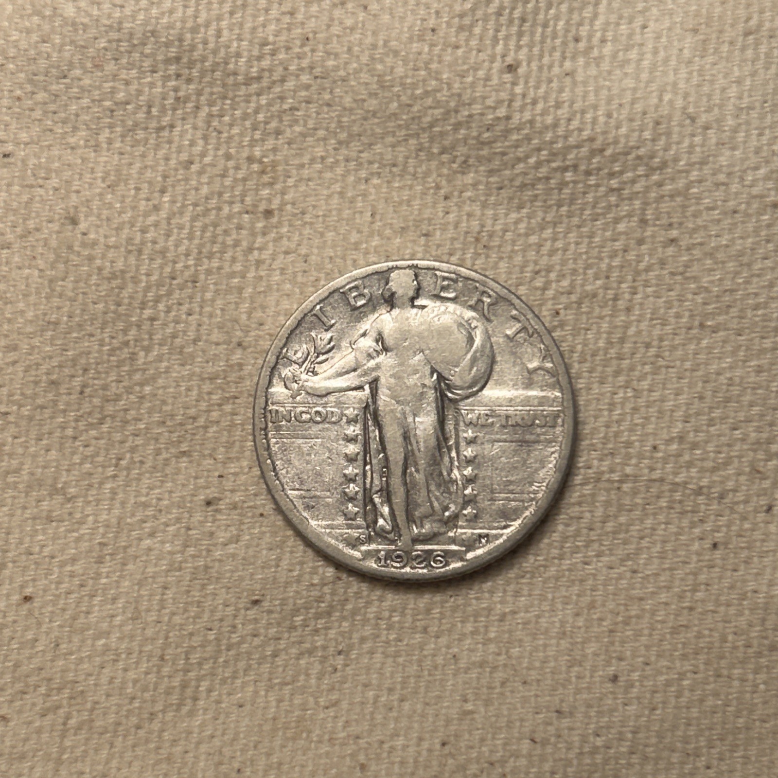 U.S. Standing Liberty Quarter VF 1926-S DR
