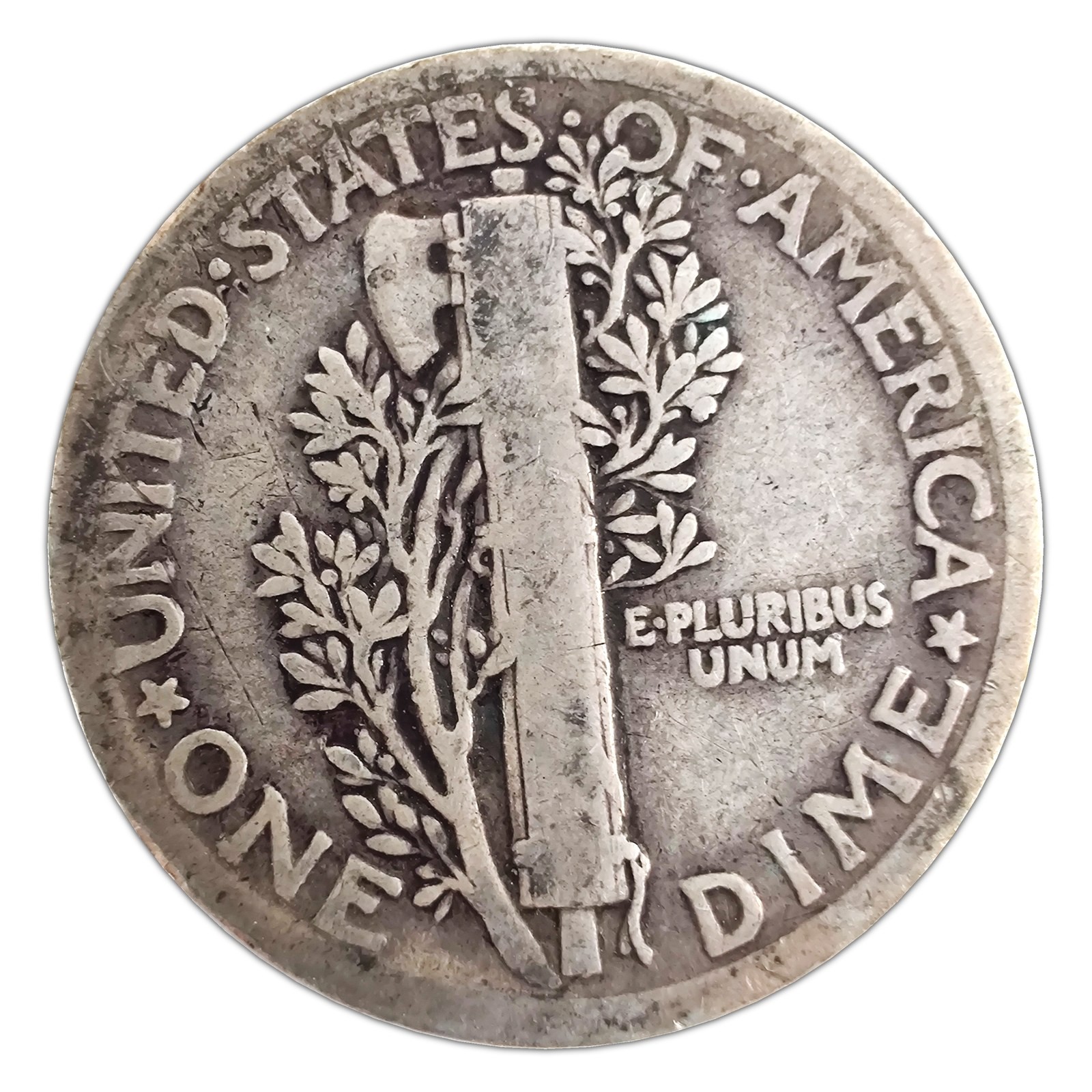 1924-P Mercury Dime G Good 90% Silver