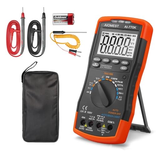 Automotive Multimeter Engine Analyzer, Digital DMM Meter AI Automotive DMM
