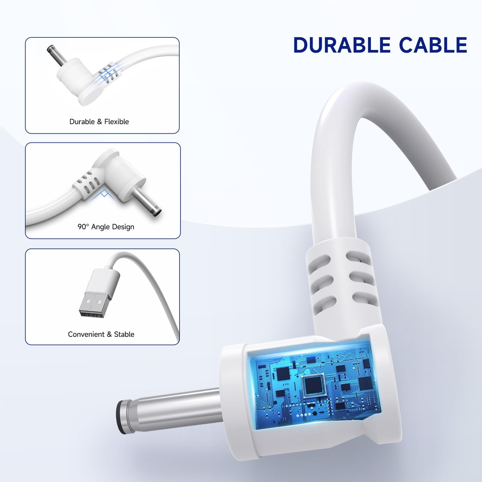 2Pack 16Ft Camera Charge Cable for Stick Up Cam Battery/Plug-in 3rd Gen/2nd Gen