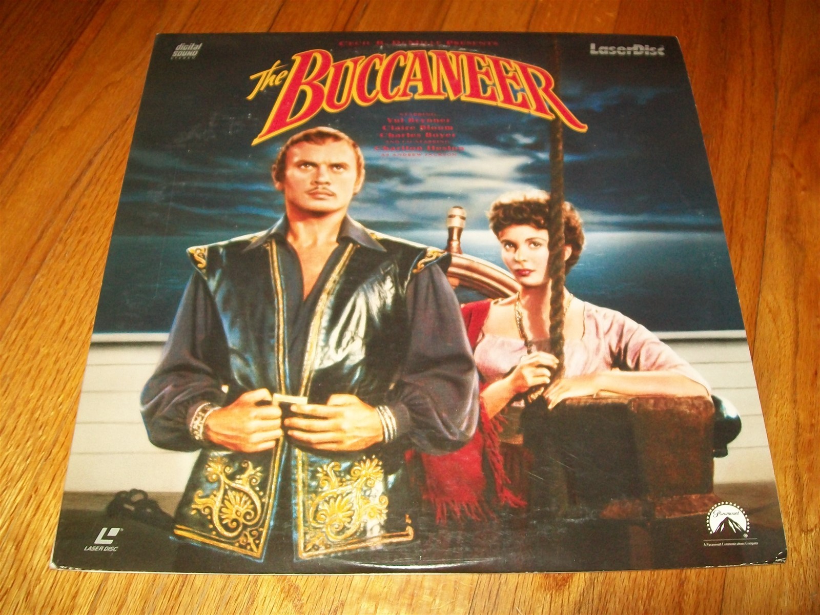 THE BUCCANEER 2-Laserdisc LD SET EXCELLENT CONDITION VERY RARE W/TRAILERS!