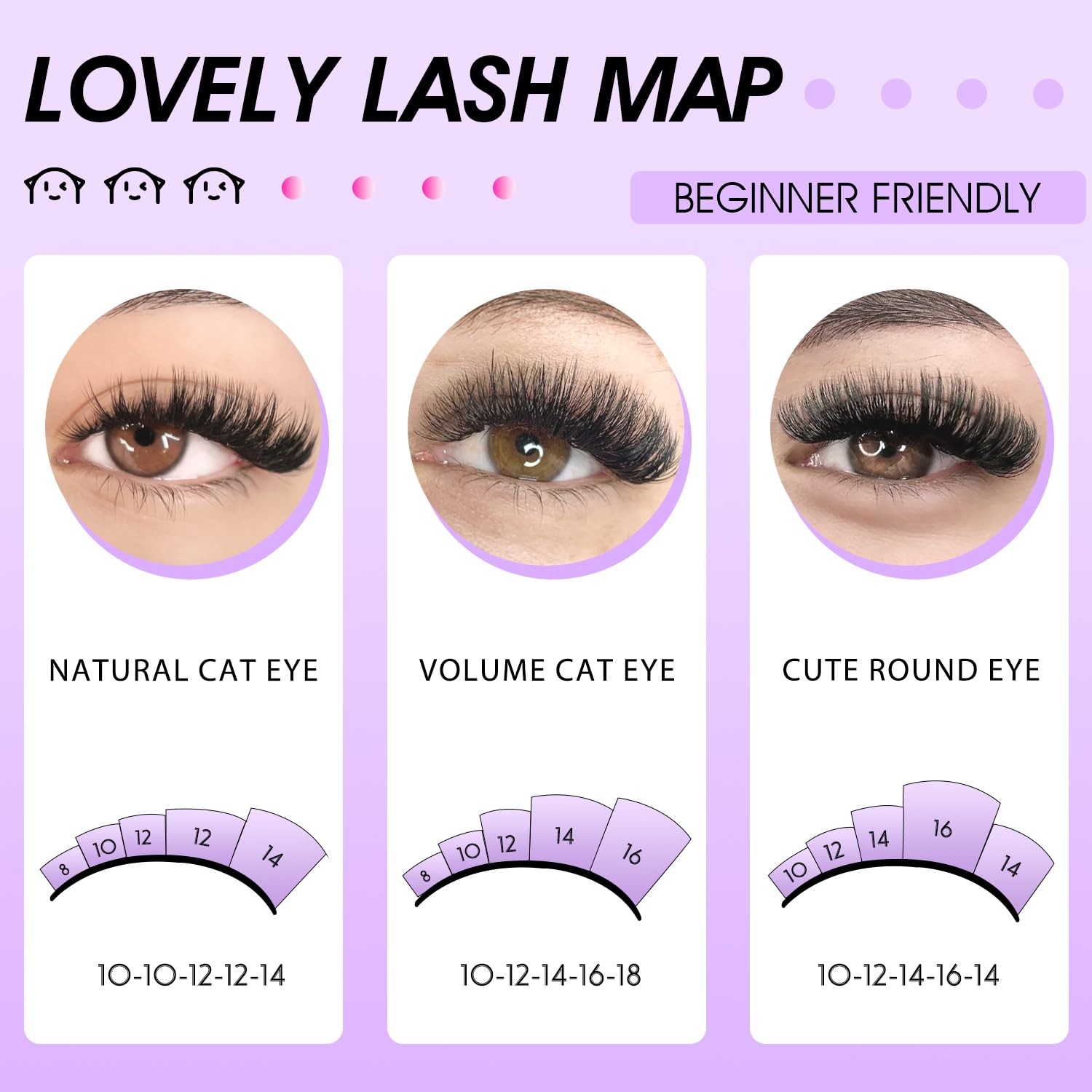 Lash Clusters Kit 80D 100D Individual Lashes D Curly Cluster Eyelash Extensio...