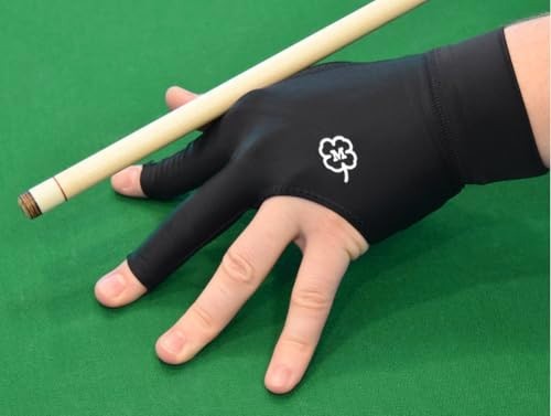 Billiard Pool Glove Left Hand Large Breathable Mesh Cushioned Pad Adjustable