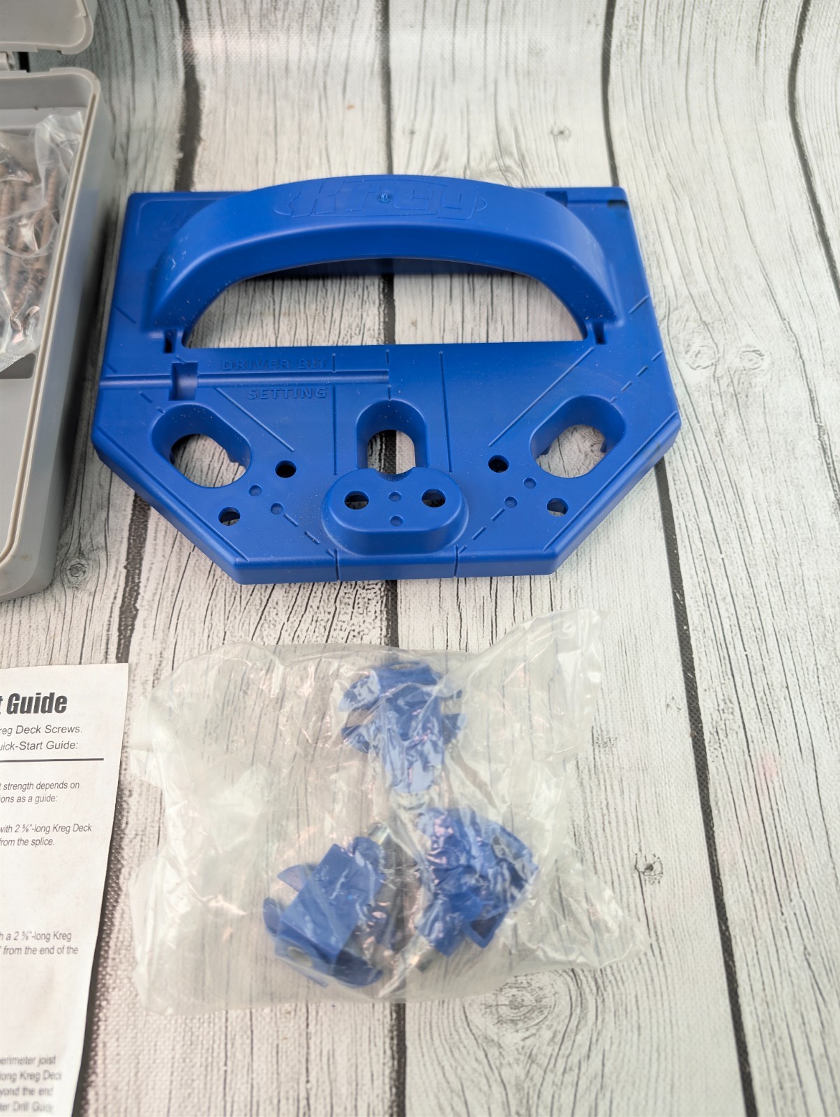 Kreg Deck Jig Kit Concealed Fastening System Missing Driver Bit