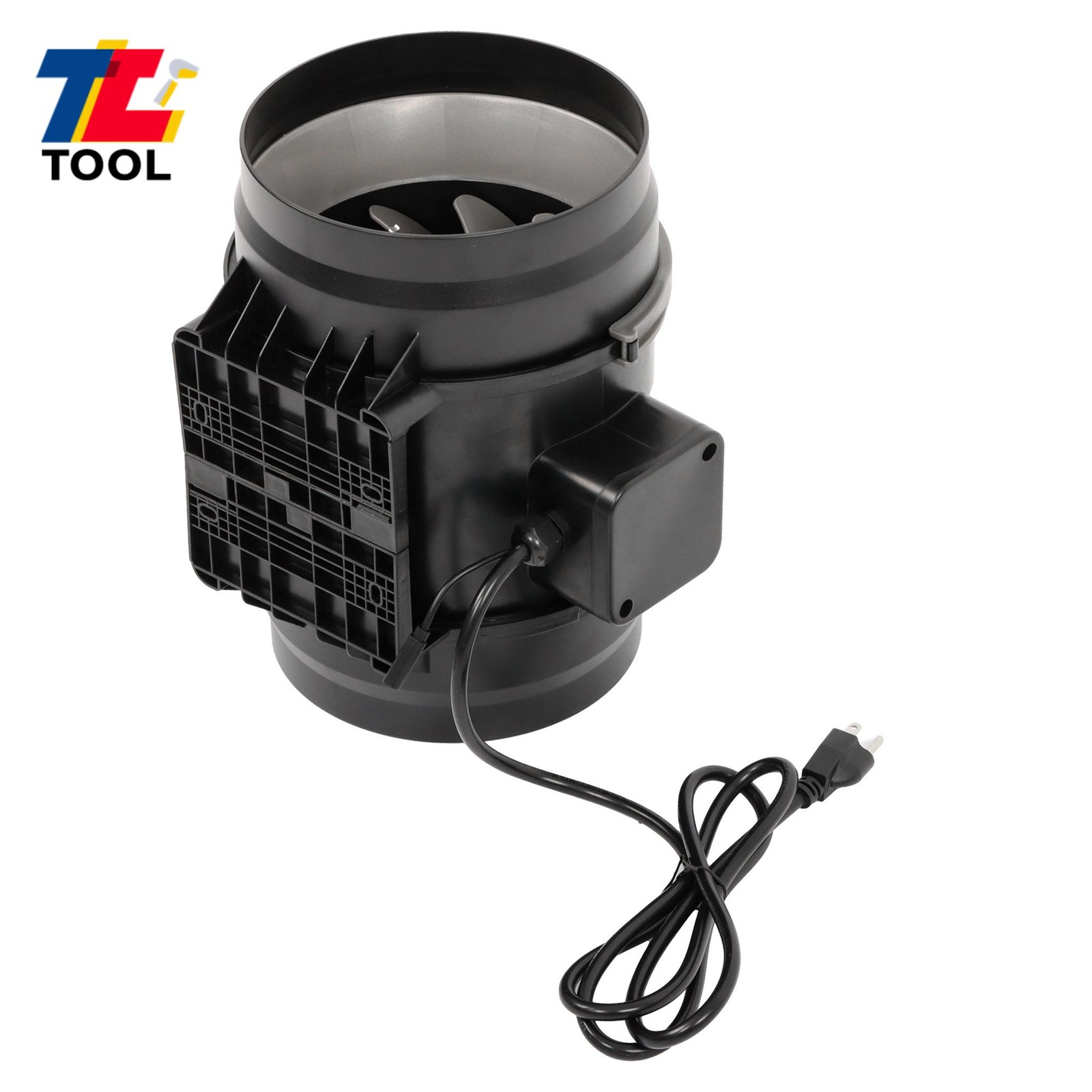 8" Inline Duct Fan 807 CFM with EC Motor & Temperature Humidity Smart Controller