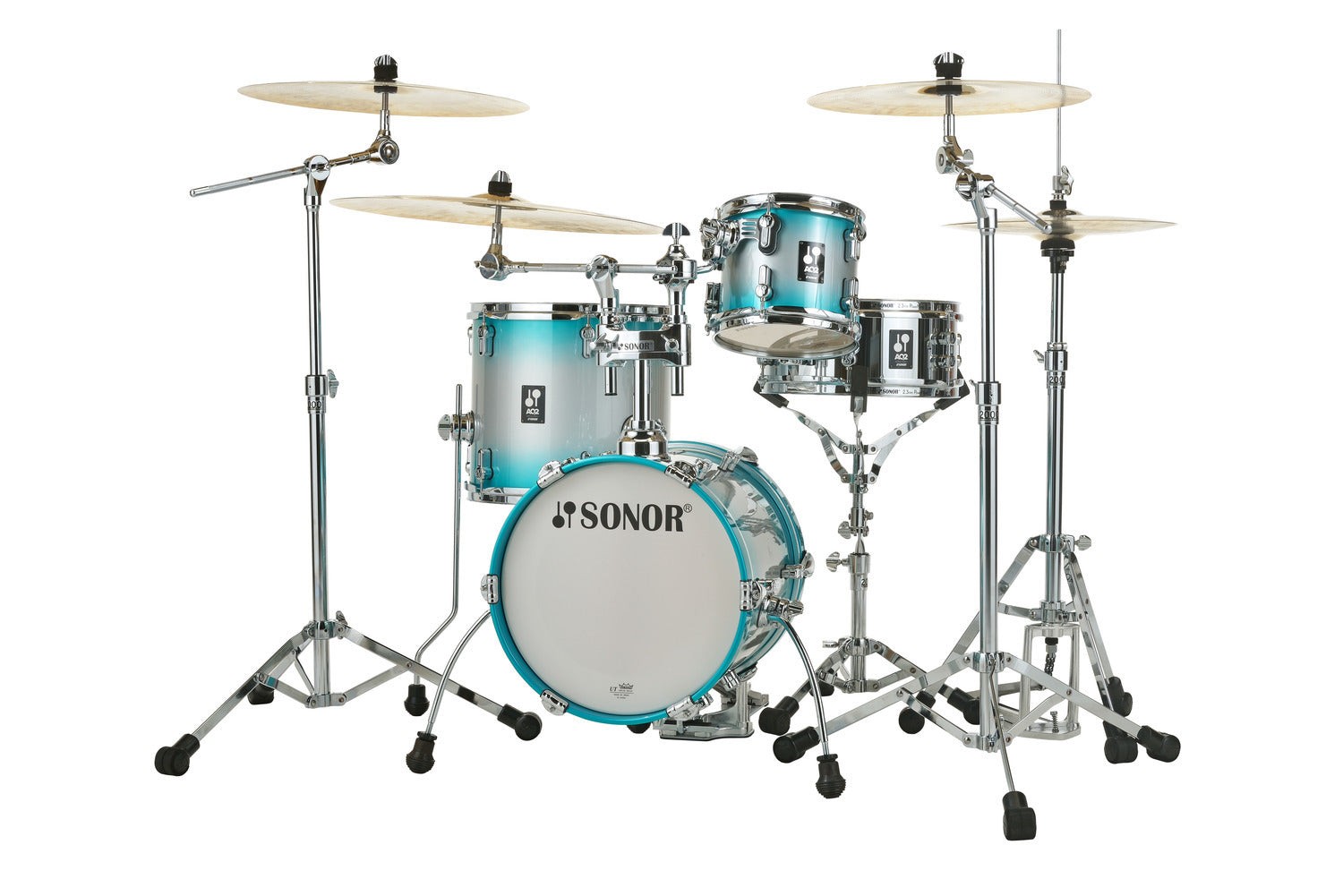 SONOR AQ2 MAPLE MARTINI SET-Aqua Silver Burst