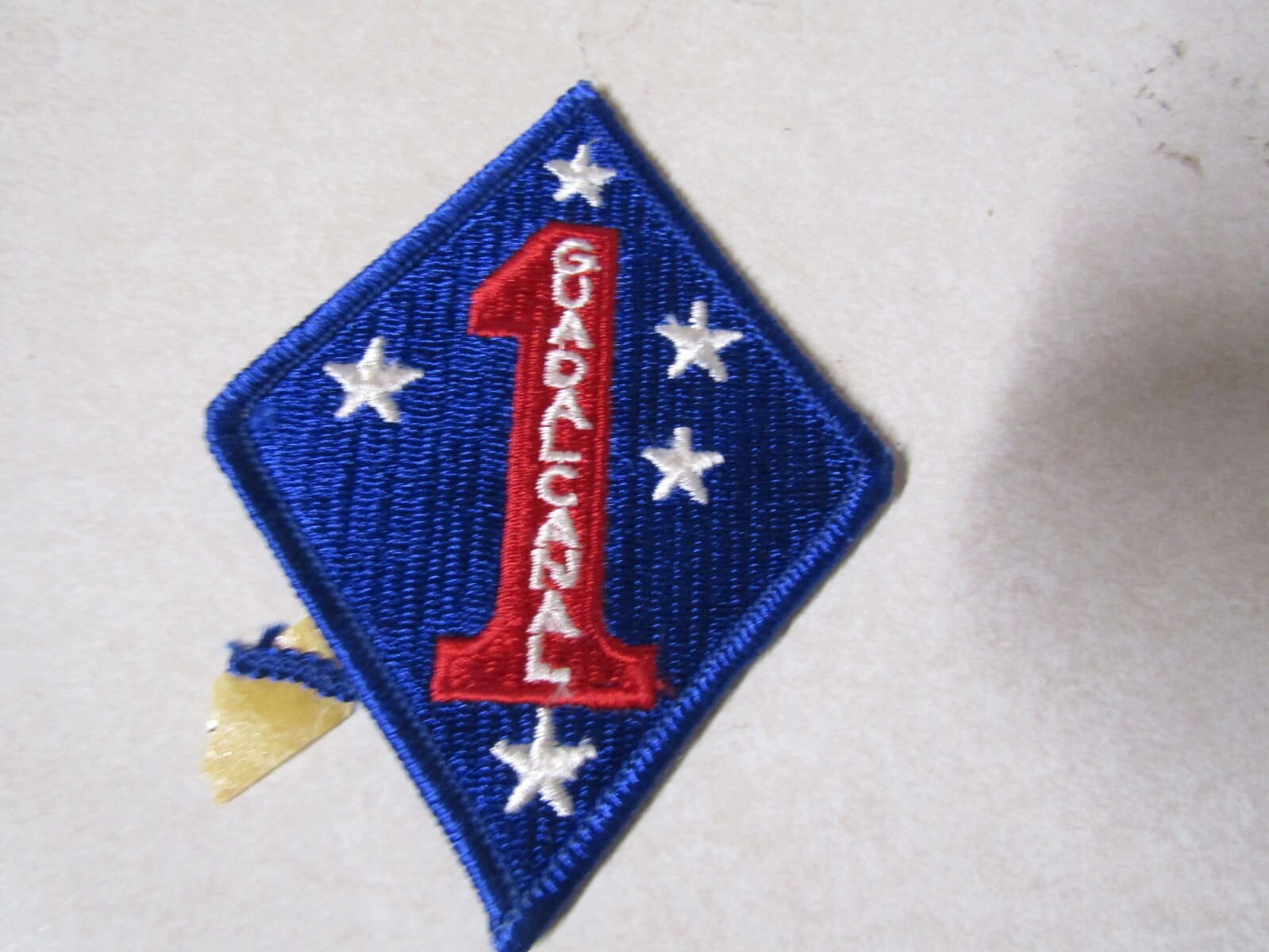 MILITARY PATCH 1ST MARINE DIVISION GUADALCANAL SEW ON