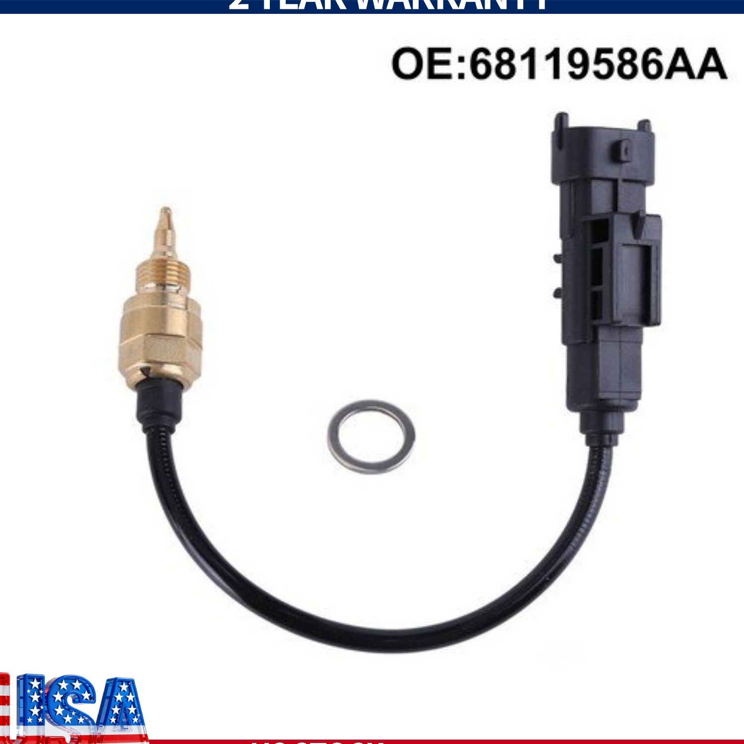 1pc Engine Oil Temperature Sensor 68088241AA for Jeep Renegade Cherokee Compass