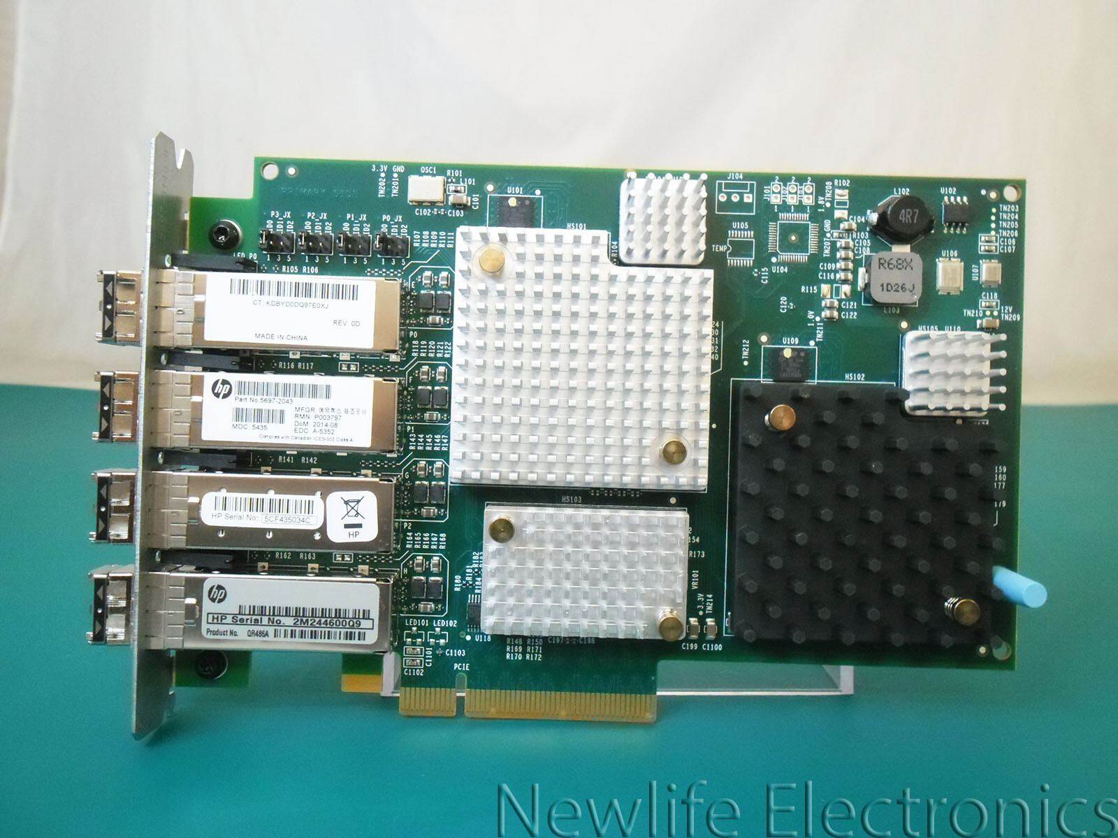 HP 683259-001 4-port 8 Gbps Fiber Channel Adapter for StoreServ 7000 Systems
