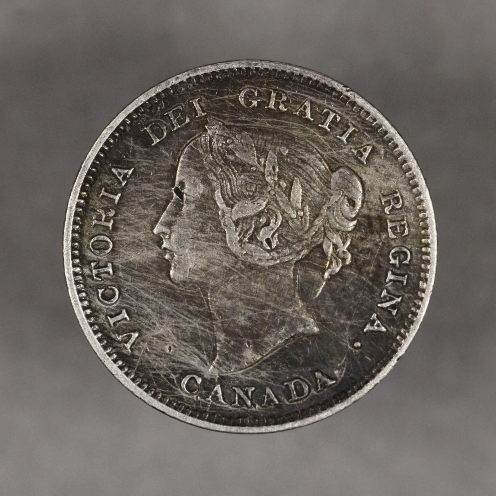 1893 Canada Silver 5 Cents