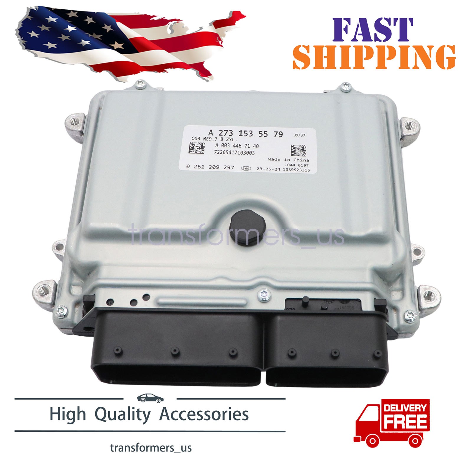 Engine Control Unit Module For 07-12 Mercedes X164 GL450 GL550 SL550 A2731535579