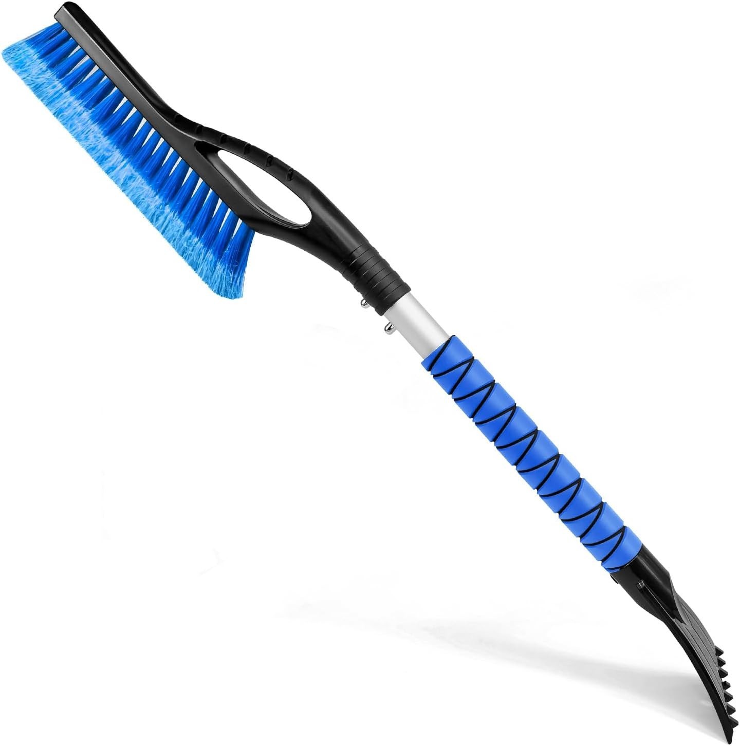 27-Inch Extendable Snow Brush & Ice Scraper for Car Windshield