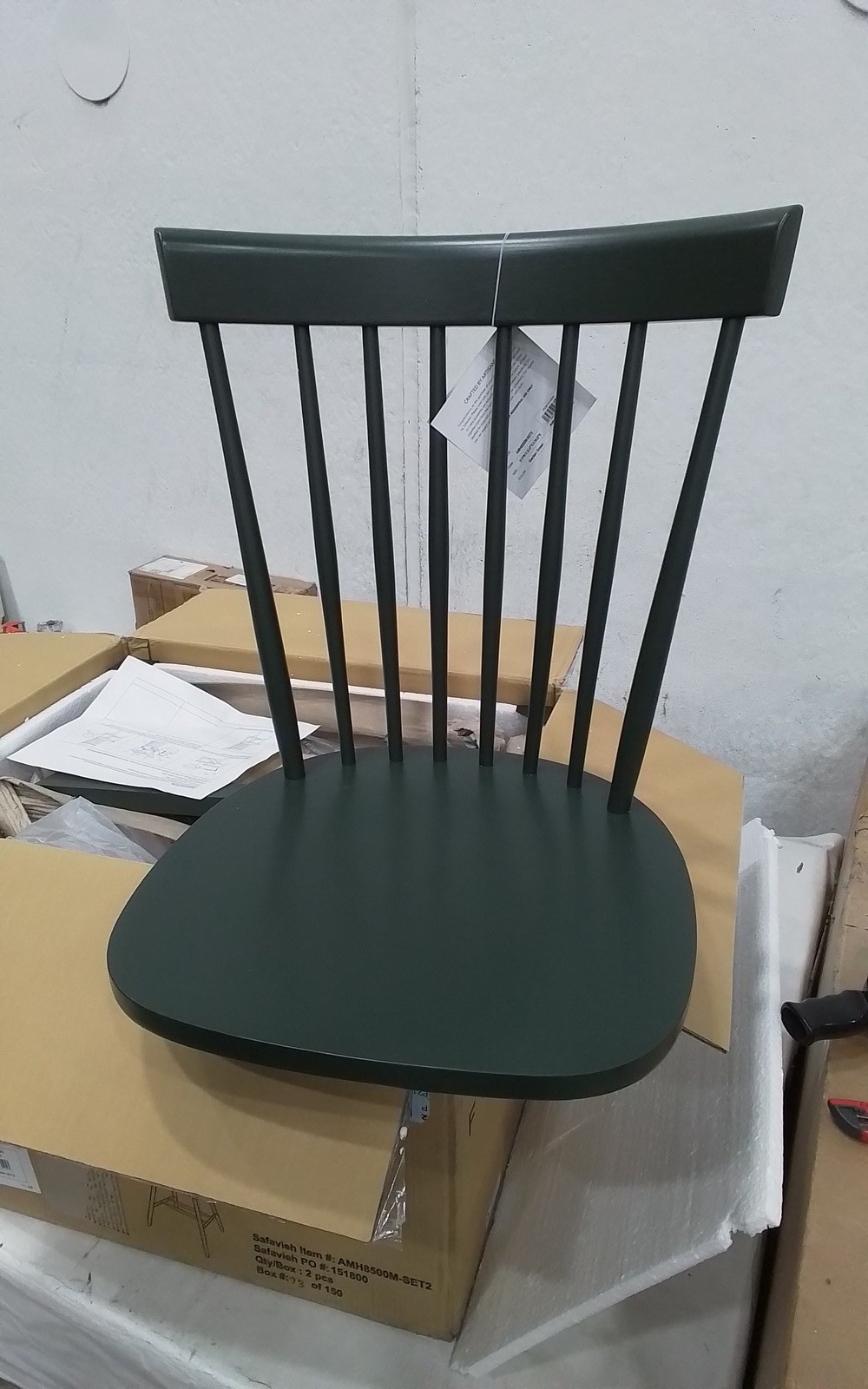 Safavieh PARKER SPINDEL SIDE CHAIR, Reduced Price 2172778871 AMH8500M-SET2