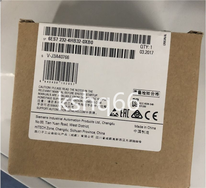 1P Siemens 6ES7 232-4HB32-0XB0 6ES7232-4HB32-0XB0 S7-1200 New Fast Delivery