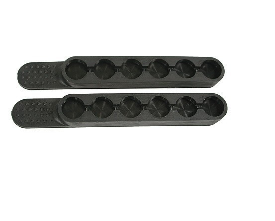 Tuff Products 38 357 40 Speed Quick Strip Revolver Loader - 6 rd 2 Pack - BLACK