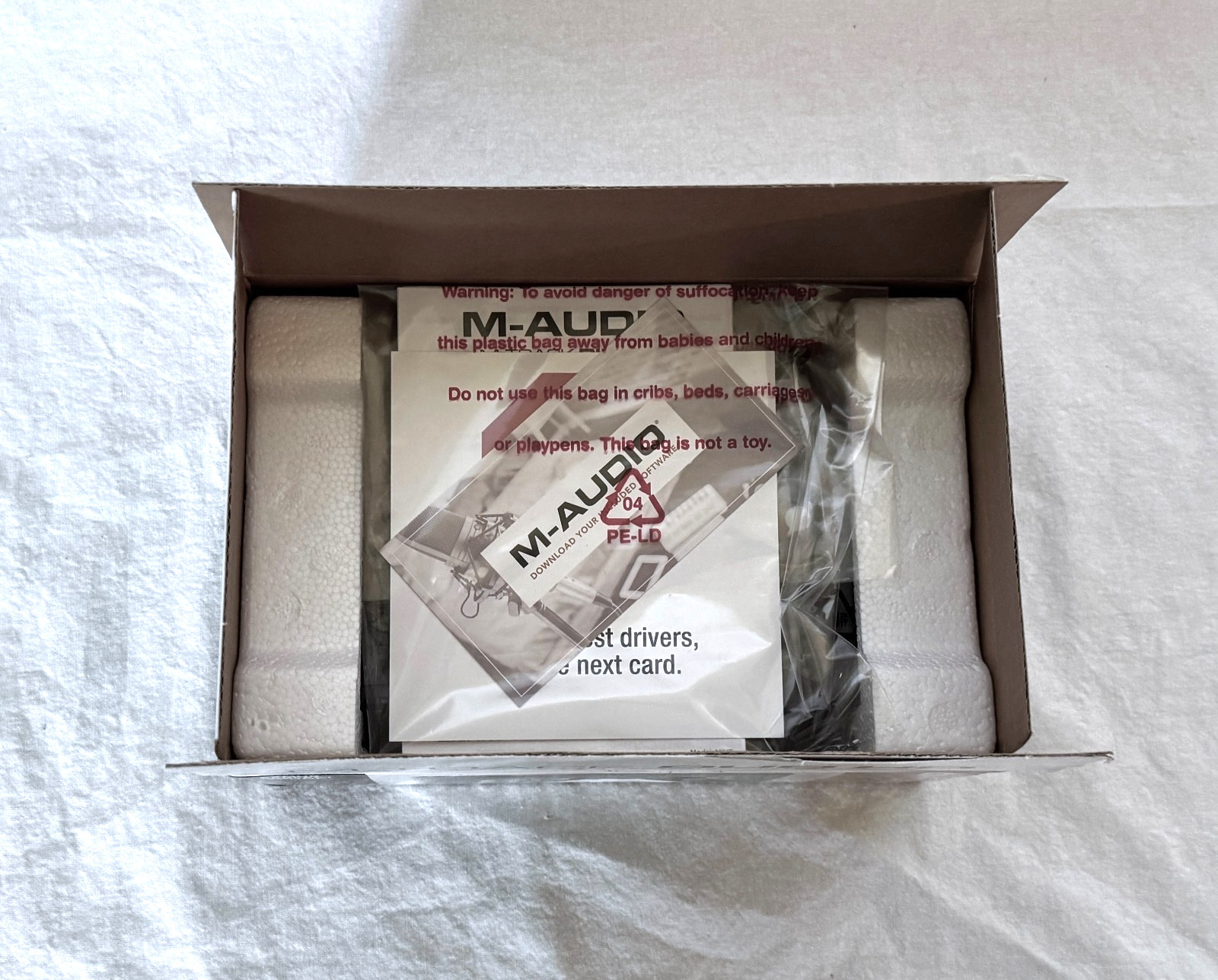 M-Audio M-Track Duo HD USB-C Audio Interface 24-Bit 192kHz 2-Input New Open Box
